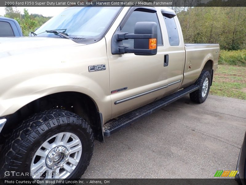  2000 F350 Super Duty Lariat Crew Cab 4x4 Harvest Gold Metallic