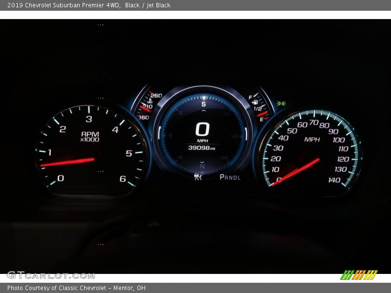 Black / Jet Black 2019 Chevrolet Suburban Premier 4WD