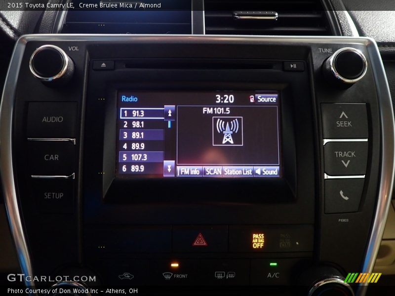 Creme Brulee Mica / Almond 2015 Toyota Camry LE