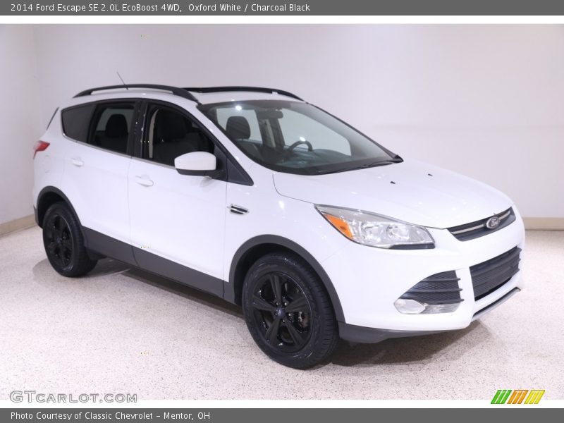 Oxford White / Charcoal Black 2014 Ford Escape SE 2.0L EcoBoost 4WD
