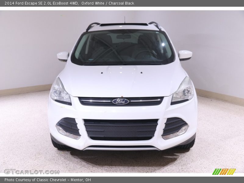 Oxford White / Charcoal Black 2014 Ford Escape SE 2.0L EcoBoost 4WD
