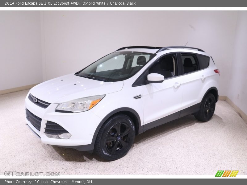 Oxford White / Charcoal Black 2014 Ford Escape SE 2.0L EcoBoost 4WD