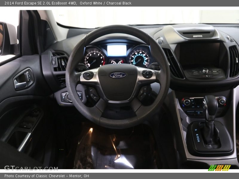Oxford White / Charcoal Black 2014 Ford Escape SE 2.0L EcoBoost 4WD