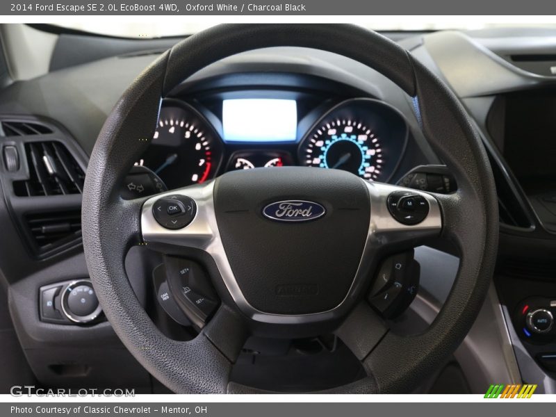 Oxford White / Charcoal Black 2014 Ford Escape SE 2.0L EcoBoost 4WD