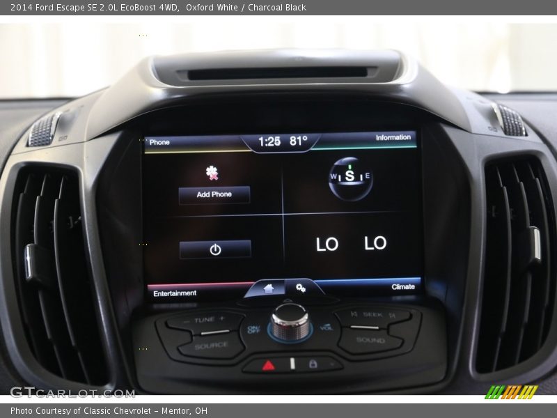 Oxford White / Charcoal Black 2014 Ford Escape SE 2.0L EcoBoost 4WD