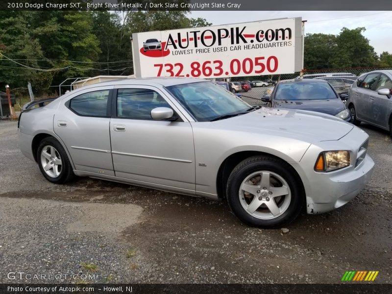 Bright Silver Metallic / Dark Slate Gray/Light Slate Gray 2010 Dodge Charger SXT