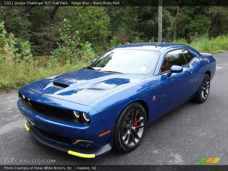 Indigo Blue / Black/Ruby Red 2021 Dodge Challenger R/T Scat Pack