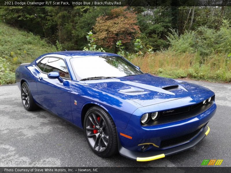 Indigo Blue / Black/Ruby Red 2021 Dodge Challenger R/T Scat Pack