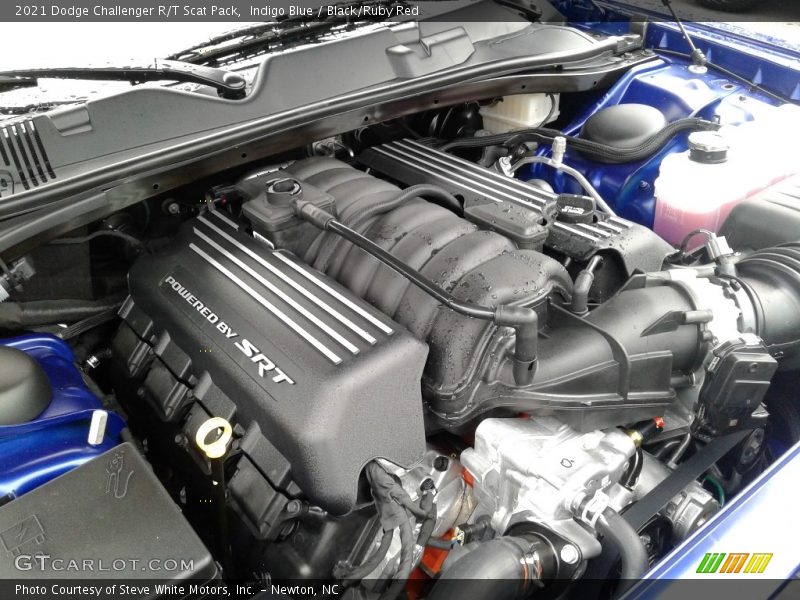 Indigo Blue / Black/Ruby Red 2021 Dodge Challenger R/T Scat Pack