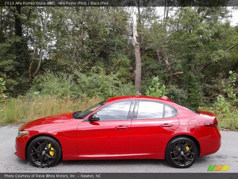 Alfa Rosso (Red) / Black/Red 2019 Alfa Romeo Giulia AWD