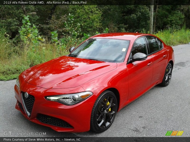 Alfa Rosso (Red) / Black/Red 2019 Alfa Romeo Giulia AWD