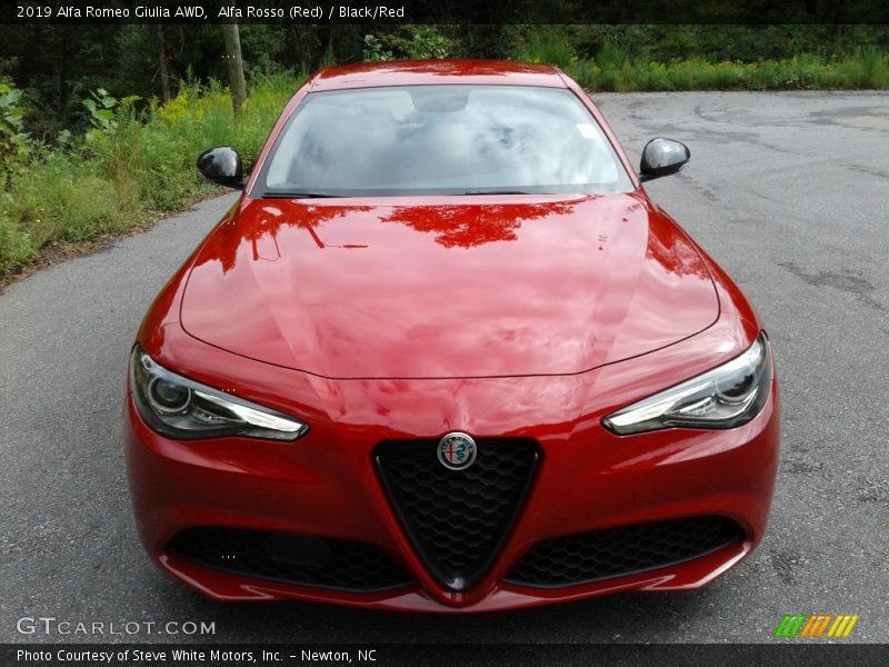 Alfa Rosso (Red) / Black/Red 2019 Alfa Romeo Giulia AWD