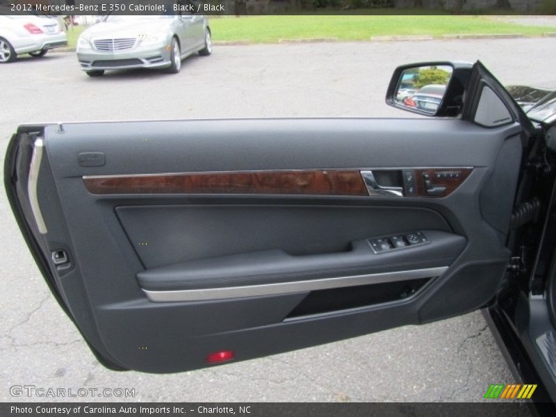 Black / Black 2012 Mercedes-Benz E 350 Cabriolet