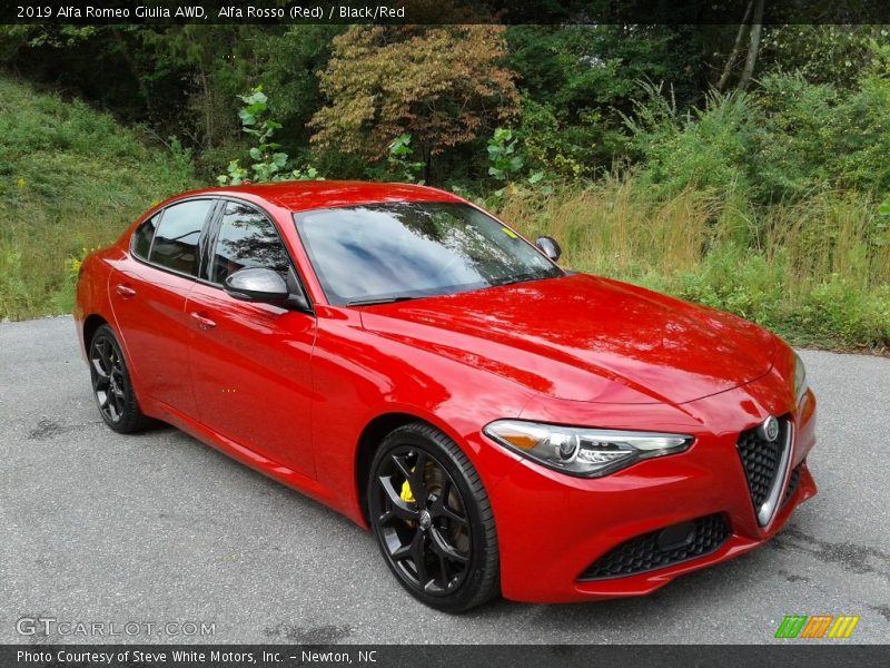 Alfa Rosso (Red) / Black/Red 2019 Alfa Romeo Giulia AWD