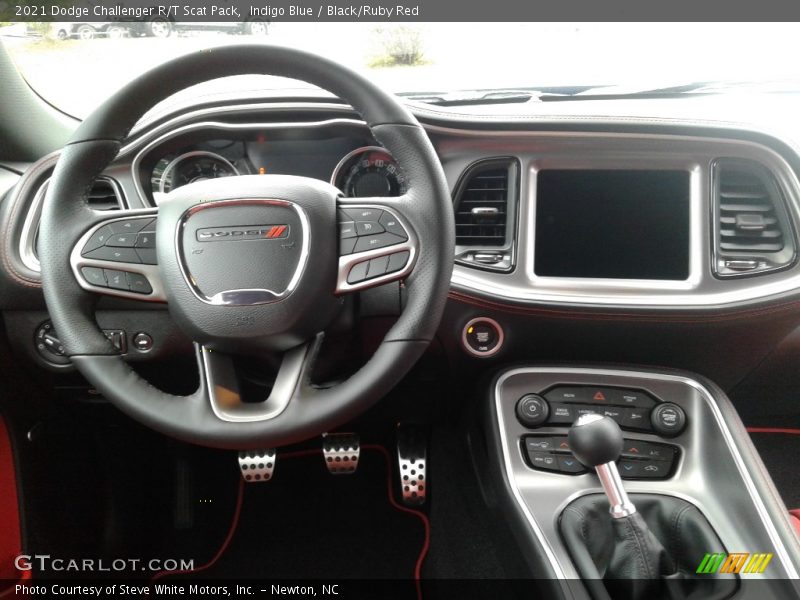Indigo Blue / Black/Ruby Red 2021 Dodge Challenger R/T Scat Pack