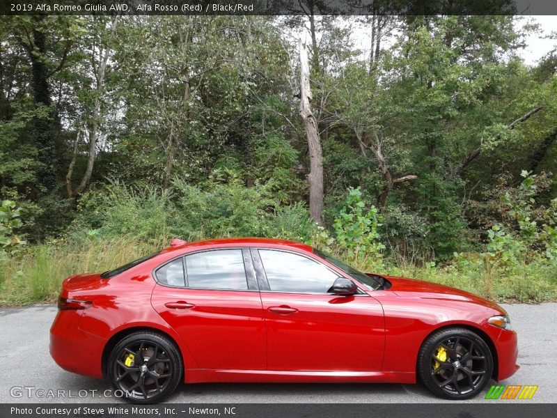 Alfa Rosso (Red) / Black/Red 2019 Alfa Romeo Giulia AWD