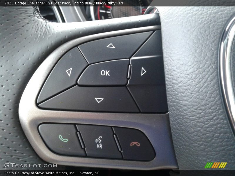 Indigo Blue / Black/Ruby Red 2021 Dodge Challenger R/T Scat Pack