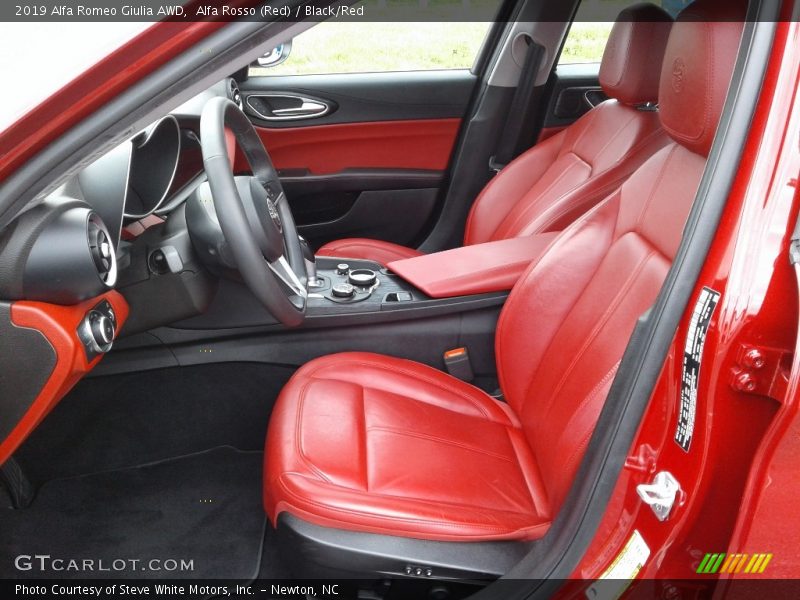 Alfa Rosso (Red) / Black/Red 2019 Alfa Romeo Giulia AWD