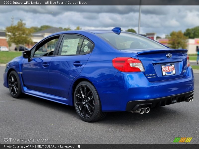 WR Blue Pearl / Carbon Black 2021 Subaru WRX Limited