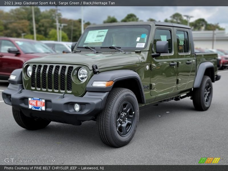 Sarge Green / Black/Heritage Tan 2021 Jeep Gladiator Sport 4x4