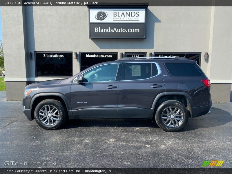 Iridium Metallic / Jet Black 2017 GMC Acadia SLT AWD