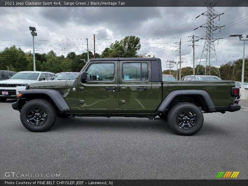 Sarge Green / Black/Heritage Tan 2021 Jeep Gladiator Sport 4x4