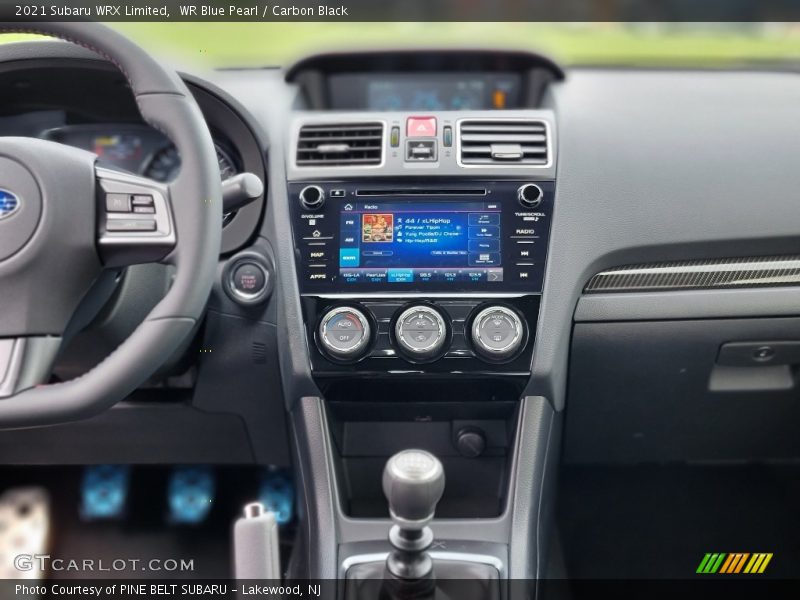 Controls of 2021 WRX Limited