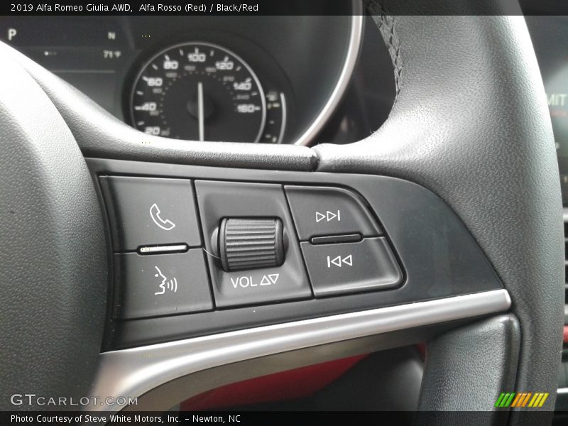 Alfa Rosso (Red) / Black/Red 2019 Alfa Romeo Giulia AWD