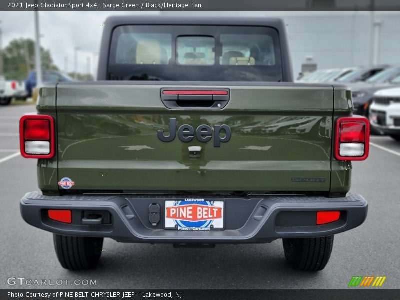 Sarge Green / Black/Heritage Tan 2021 Jeep Gladiator Sport 4x4