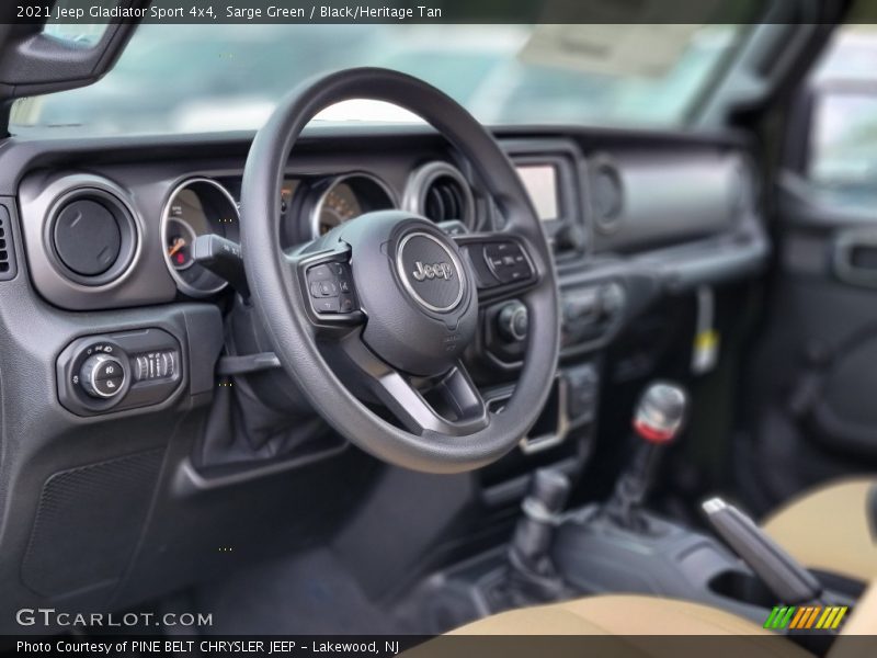 Sarge Green / Black/Heritage Tan 2021 Jeep Gladiator Sport 4x4