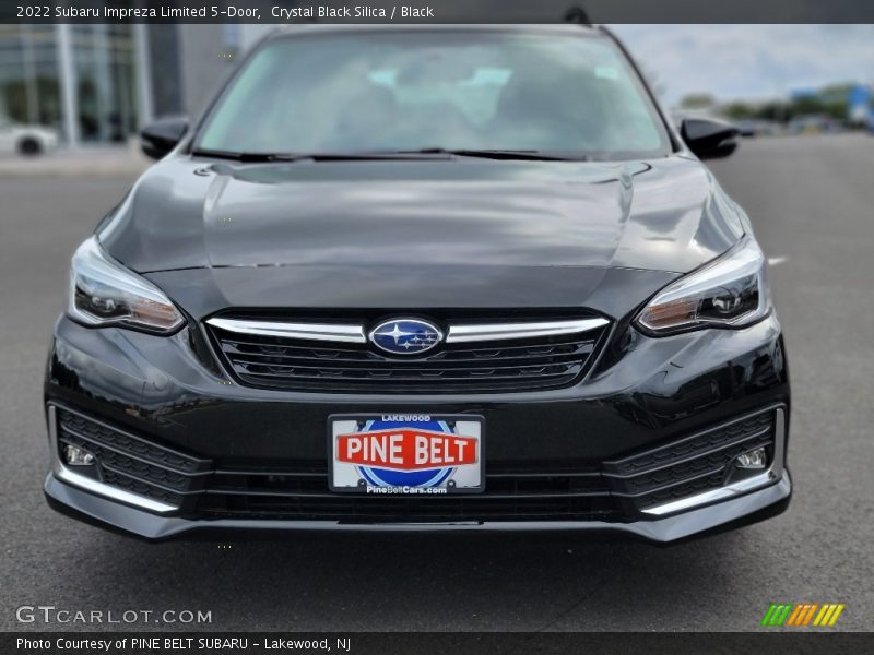Crystal Black Silica / Black 2022 Subaru Impreza Limited 5-Door