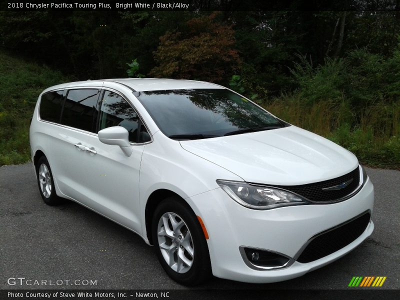 Bright White / Black/Alloy 2018 Chrysler Pacifica Touring Plus