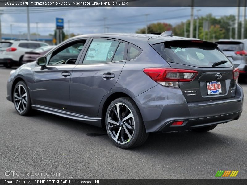 Magnetite Gray Metallic / Black 2022 Subaru Impreza Sport 5-Door