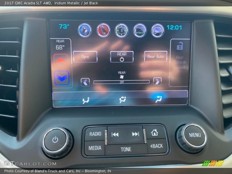 Iridium Metallic / Jet Black 2017 GMC Acadia SLT AWD