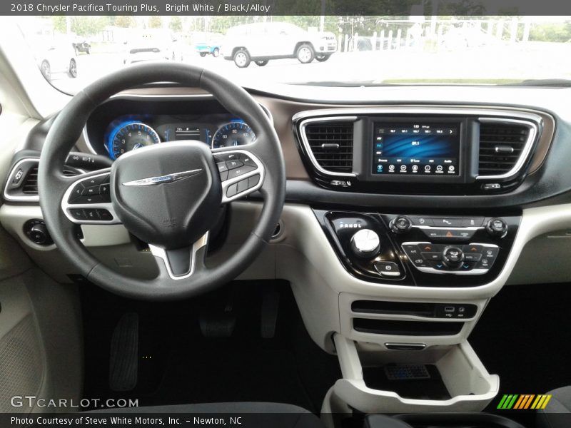 Bright White / Black/Alloy 2018 Chrysler Pacifica Touring Plus