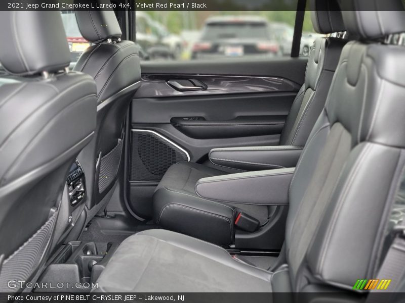 Velvet Red Pearl / Black 2021 Jeep Grand Cherokee L Laredo 4x4