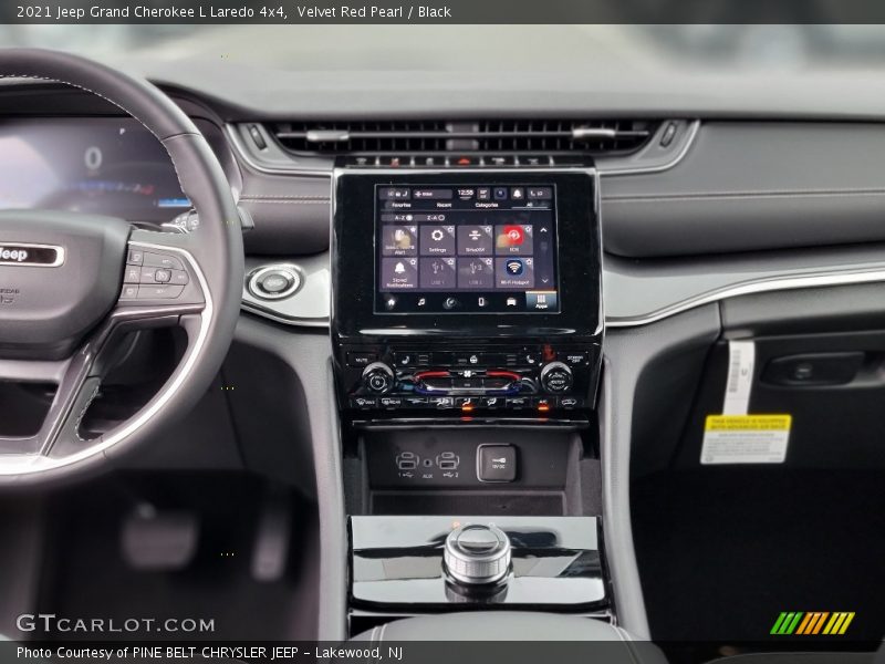 Velvet Red Pearl / Black 2021 Jeep Grand Cherokee L Laredo 4x4
