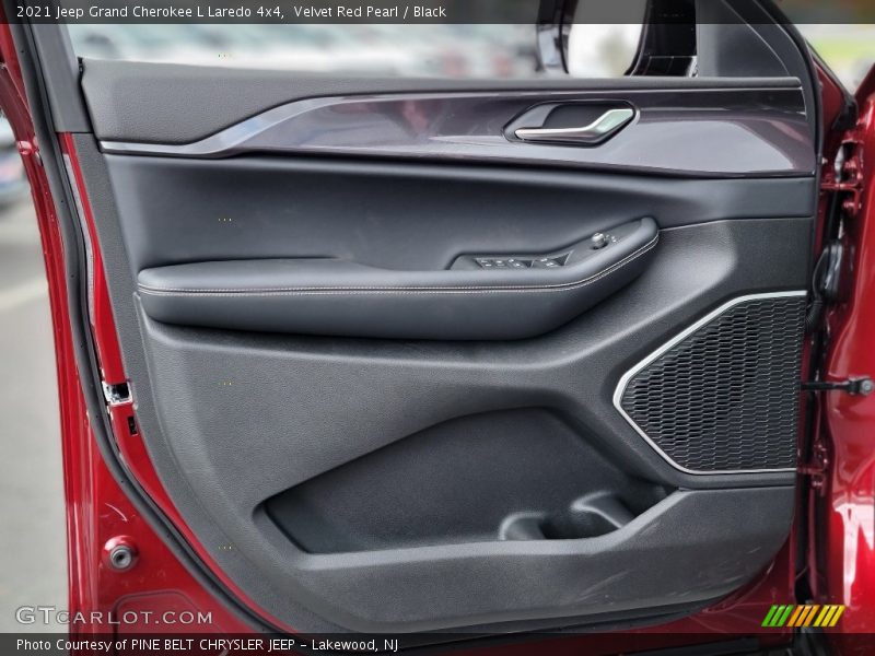 Velvet Red Pearl / Black 2021 Jeep Grand Cherokee L Laredo 4x4