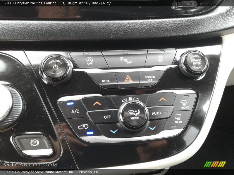 Bright White / Black/Alloy 2018 Chrysler Pacifica Touring Plus