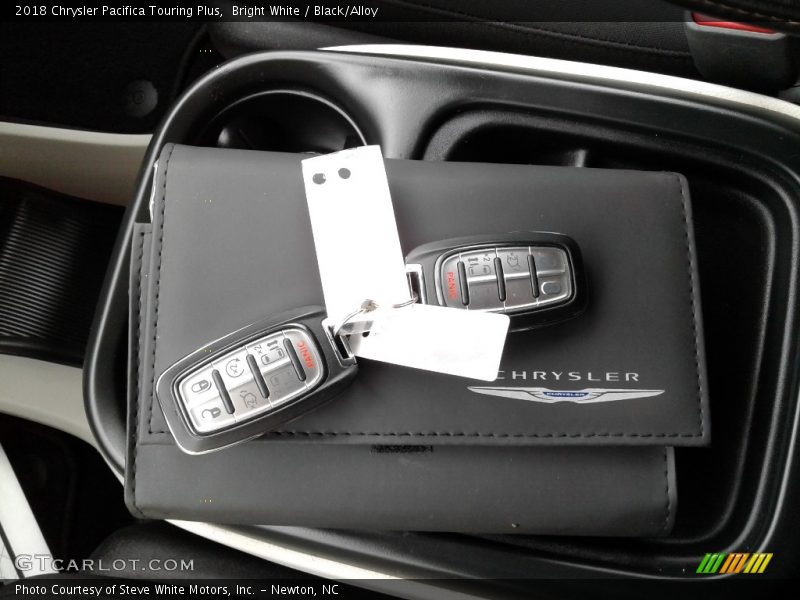 Bright White / Black/Alloy 2018 Chrysler Pacifica Touring Plus