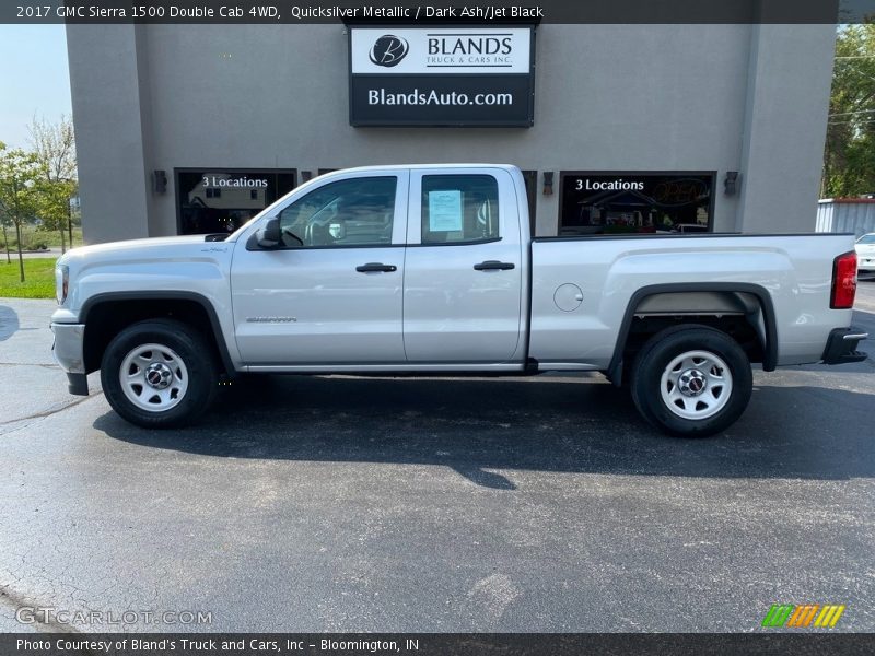 Quicksilver Metallic / Dark Ash/Jet Black 2017 GMC Sierra 1500 Double Cab 4WD