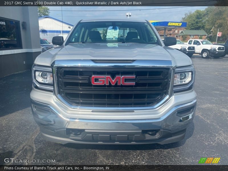 Quicksilver Metallic / Dark Ash/Jet Black 2017 GMC Sierra 1500 Double Cab 4WD