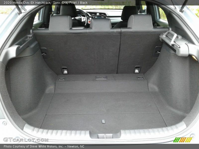 Sonic Gray Pearl / Black 2020 Honda Civic EX Hatchback