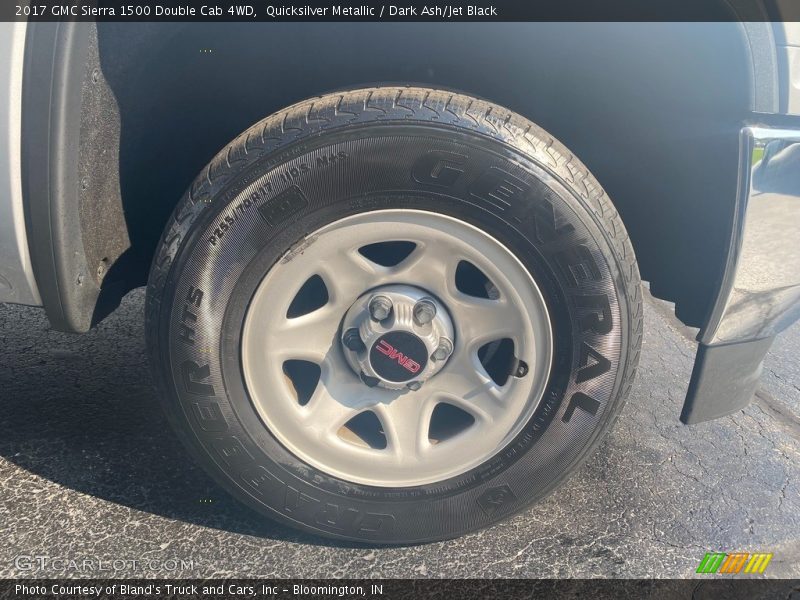 Quicksilver Metallic / Dark Ash/Jet Black 2017 GMC Sierra 1500 Double Cab 4WD