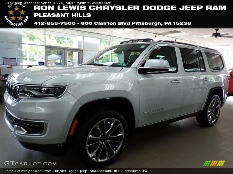 Silver Zynith / Global Black 2022 Jeep Wagoneer Series III 4x4
