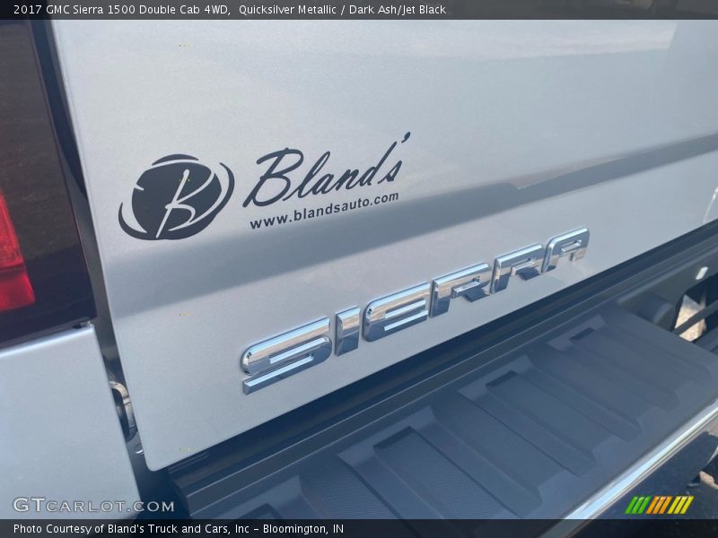 Quicksilver Metallic / Dark Ash/Jet Black 2017 GMC Sierra 1500 Double Cab 4WD
