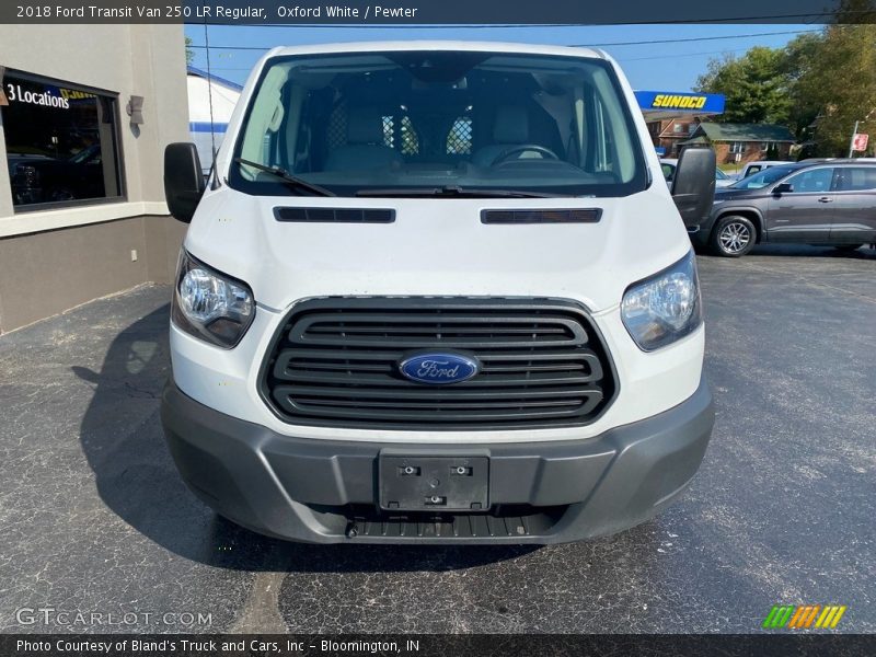 Oxford White / Pewter 2018 Ford Transit Van 250 LR Regular