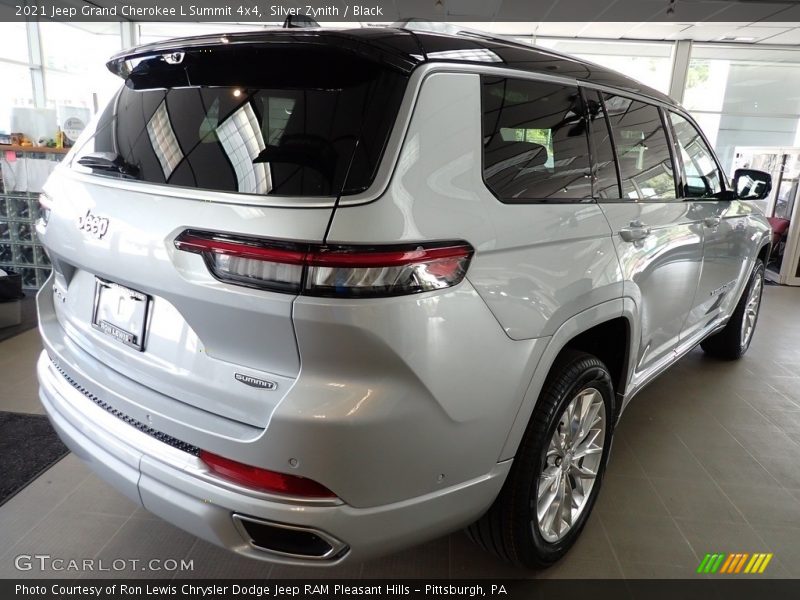 Silver Zynith / Black 2021 Jeep Grand Cherokee L Summit 4x4