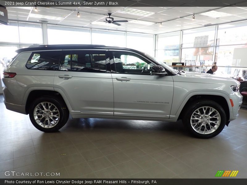 Silver Zynith / Black 2021 Jeep Grand Cherokee L Summit 4x4