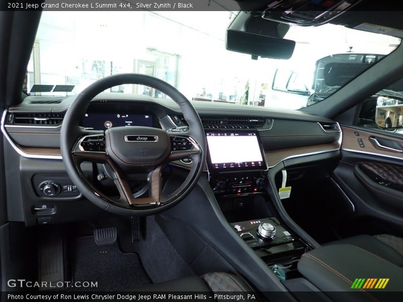 Silver Zynith / Black 2021 Jeep Grand Cherokee L Summit 4x4